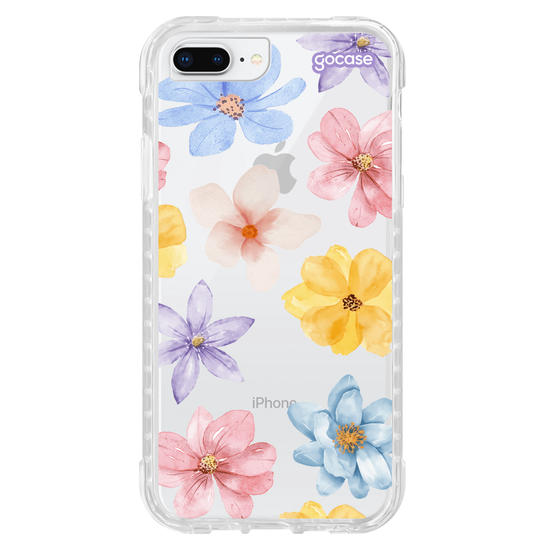Capinha para celular  Flores do Campo em Aquarela