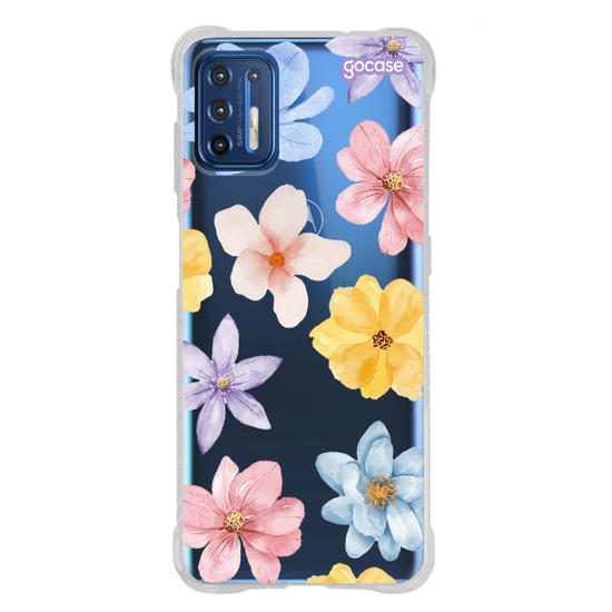 Capinha para celular  Flores do Campo em Aquarela