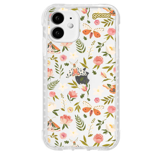Capinha para celular  Flores e Mariposas