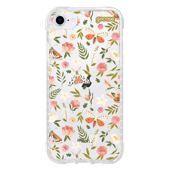 Capinha para celular  Flores e Mariposas