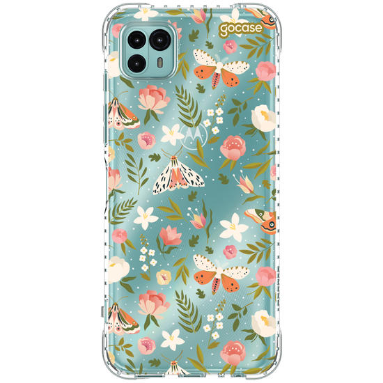 Capinha para celular  Flores e Mariposas