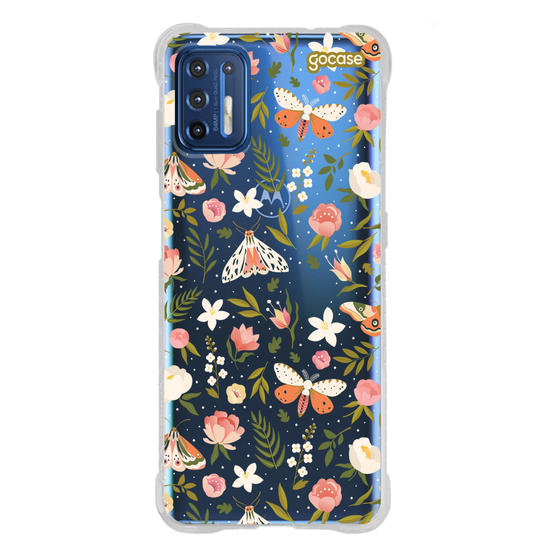 Capinha para celular  Flores e Mariposas