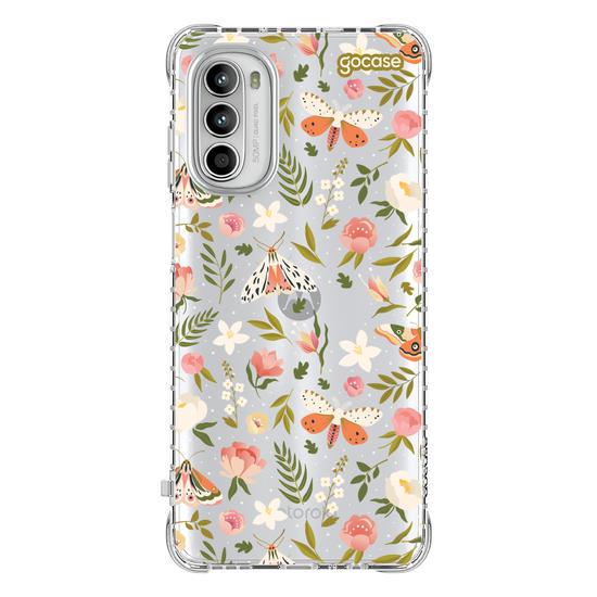 Capinha para celular  Flores e Mariposas