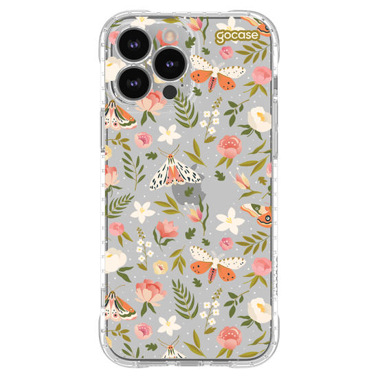 Capinha para celular  Flores e Mariposas