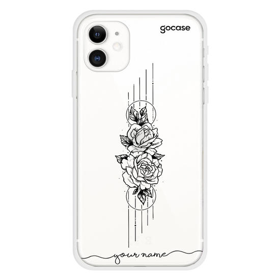Flowers in Lines Phone Case