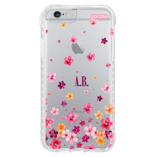 Capinha para celular  Flores Flutuantes Aquarela