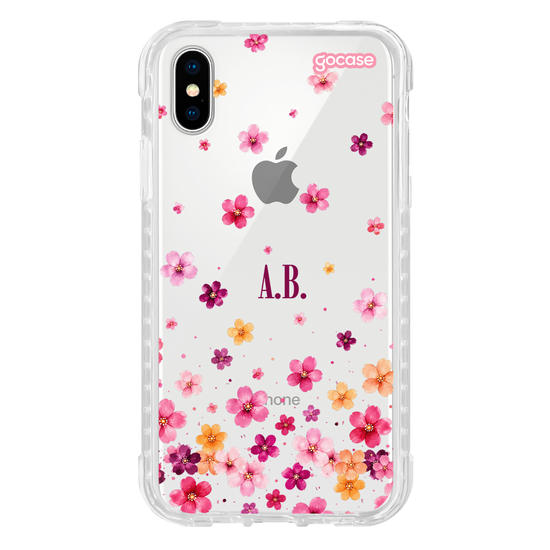 Capinha para celular  Flores Flutuantes Aquarela