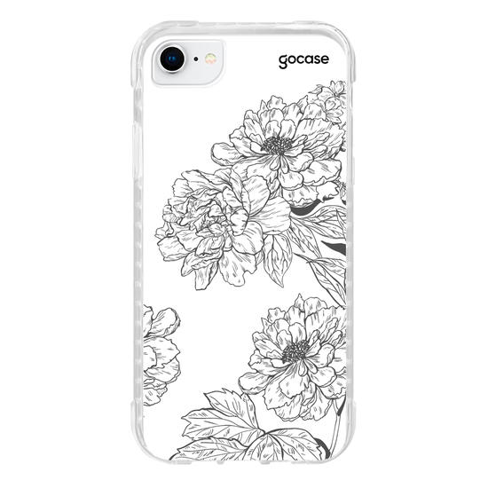 Capinha para celular  Flores Minimalistas