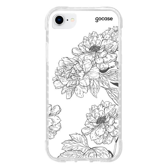 Capinha para celular  Flores Minimalistas