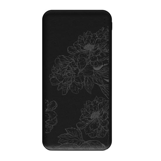 Carregador Portátil Fast Charge -  Flores Minimalistas