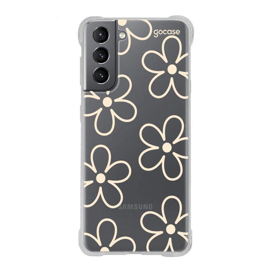 Capinha para celular  Flores Outline