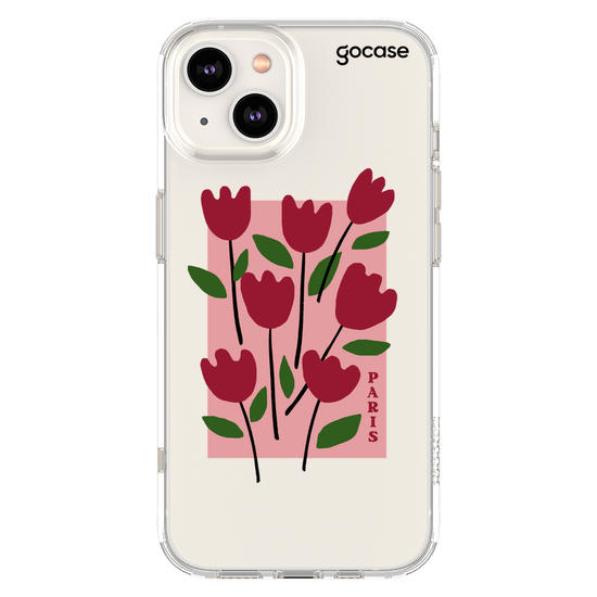 Capinha para celular  Flores Paris