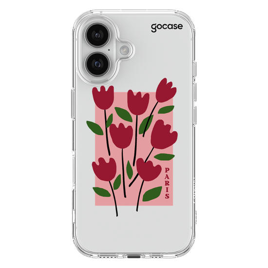 Capinha para celular  Flores Paris
