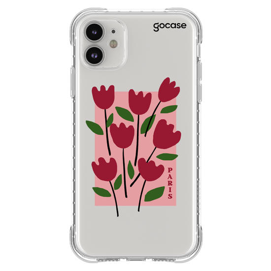 Capinha para celular  Flores Paris