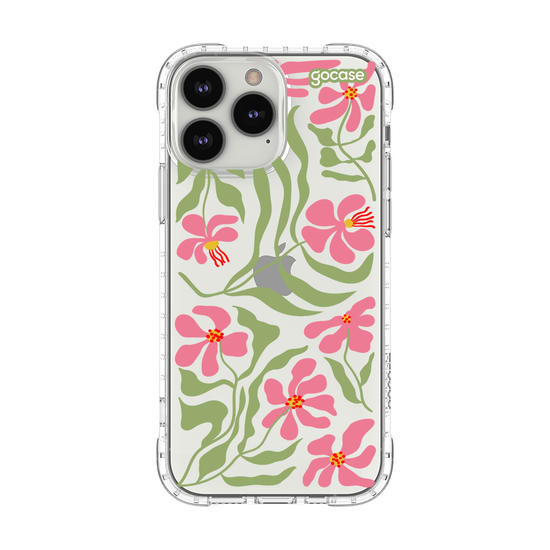 Capinha para celular  Flores Rosa Abstratas