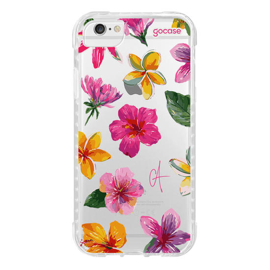 Capinha para celular  Flores Sobre a Tela