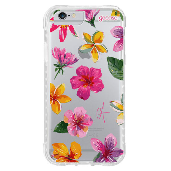 Capinha para celular  Flores Sobre a Tela