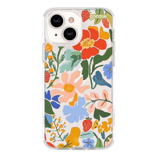 Capinha para celular Flores Tropicais Coloridas
