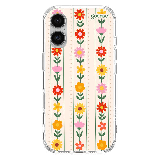 Capinha para celular  Flores Verticais