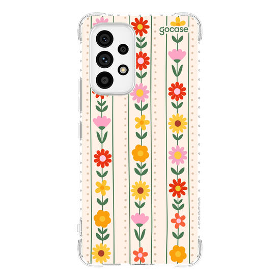 Capinha para celular  Flores Verticais
