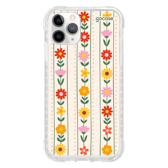 Capinha para celular  Flores Verticais