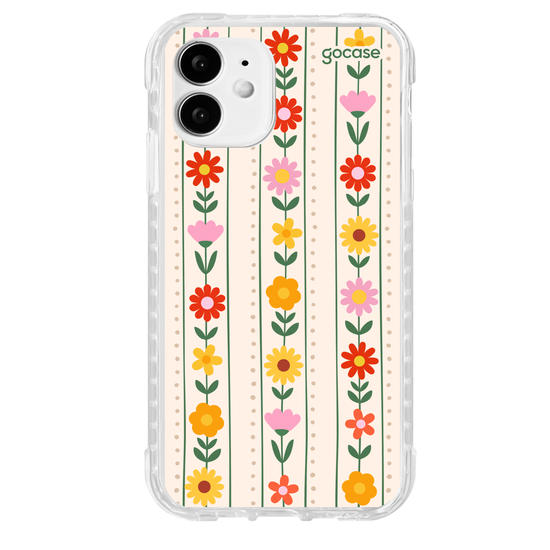 Capinha para celular  Flores Verticais