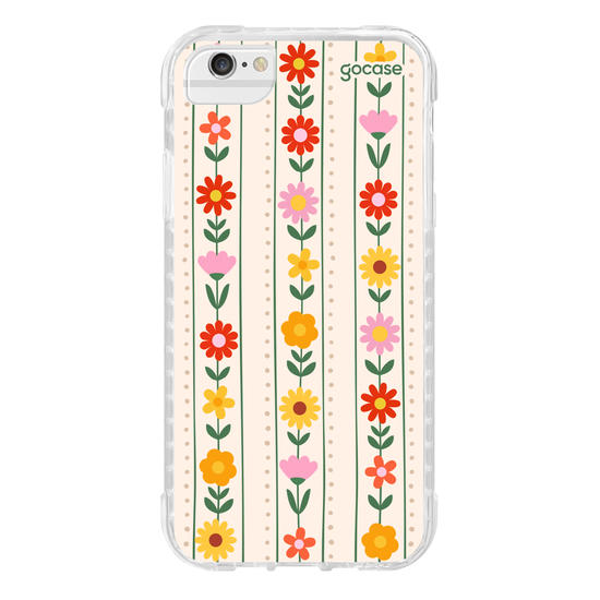 Capinha para celular  Flores Verticais