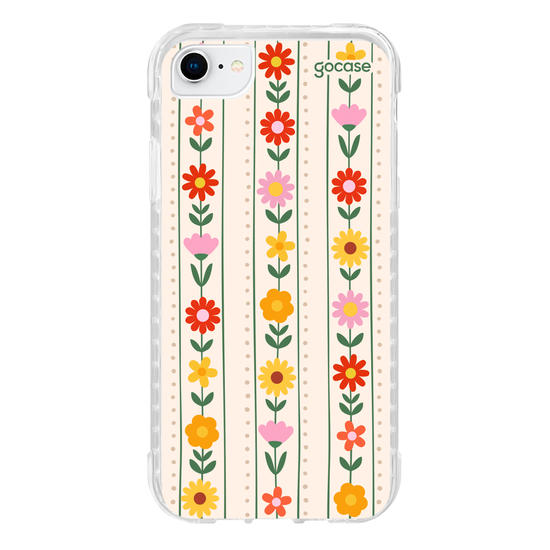 Capinha para celular  Flores Verticais