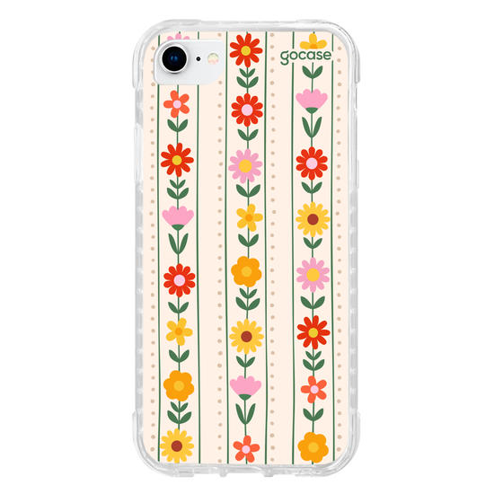 Capinha para celular  Flores Verticais