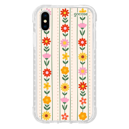 Capinha para celular  Flores Verticais