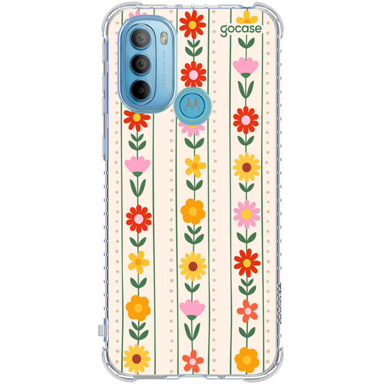 Capinha para celular  Flores Verticais