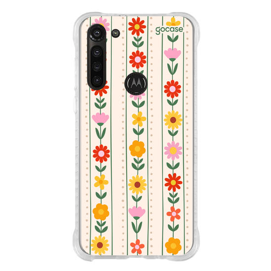 Capinha para celular  Flores Verticais