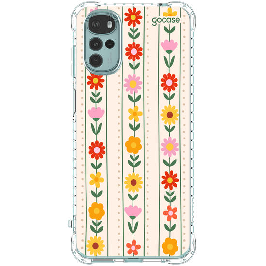 Capinha para celular  Flores Verticais