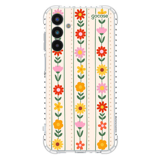 Capinha para celular  Flores Verticais