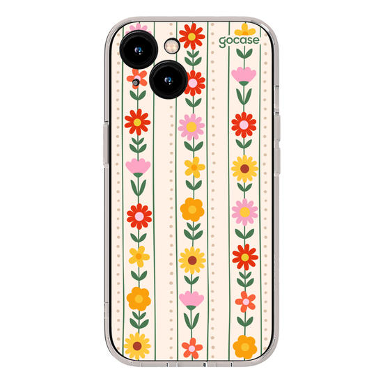 Capinha para celular  Flores Verticais