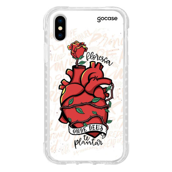 Capinha para celular Floresça onde Deus te plantar