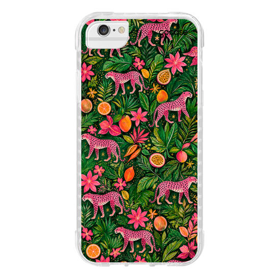 Capinha para celular  Floresta Pink Tropical
