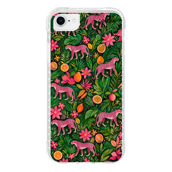 Capinha para celular  Floresta Pink Tropical