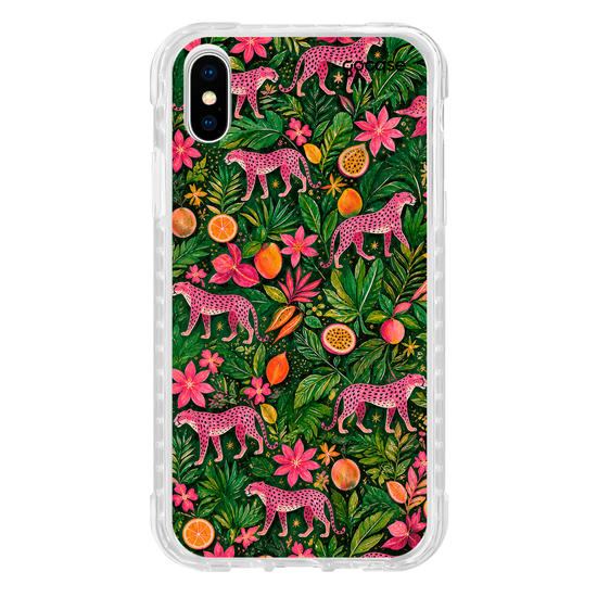 Capinha para celular  Floresta Pink Tropical