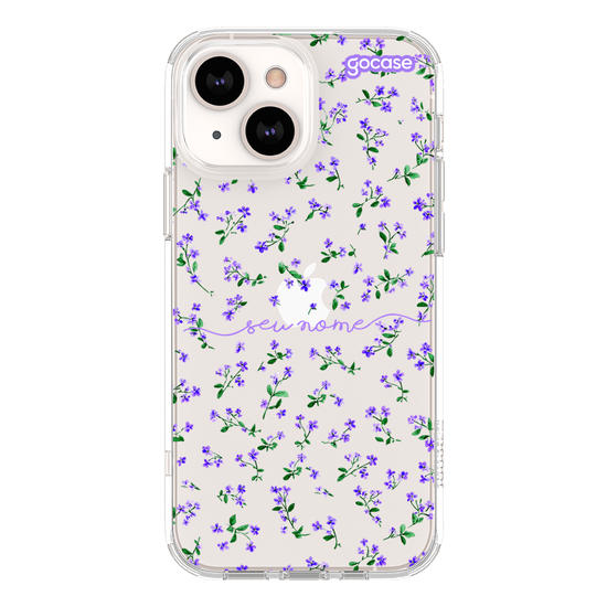 Capinha para celular Florzinhas Lilás