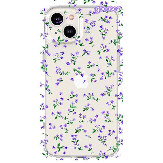 Capinha para celular  Florzinhas Lilás