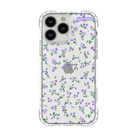 Capinha para celular  Florzinhas Lilás