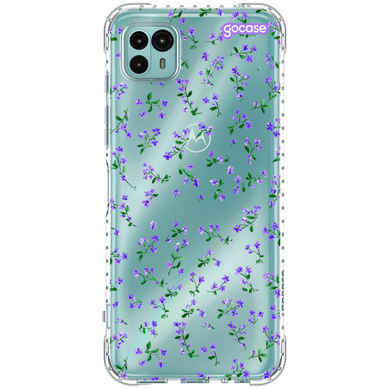 Capinha para celular  Florzinhas Lilás