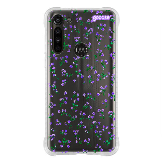 Capinha para celular  Florzinhas Lilás