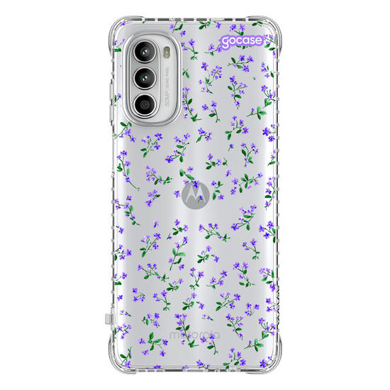 Capinha para celular  Florzinhas Lilás