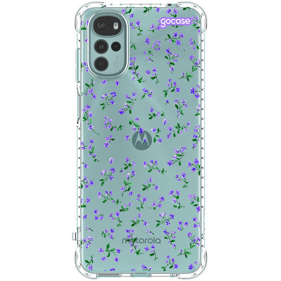 Capinha para celular  Florzinhas Lilás