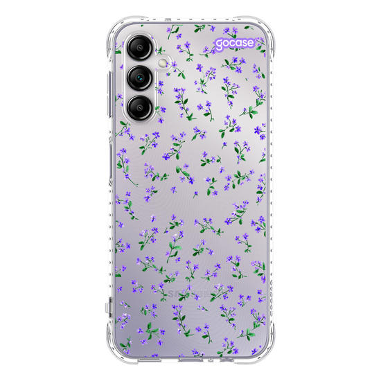 Capinha para celular  Florzinhas Lilás