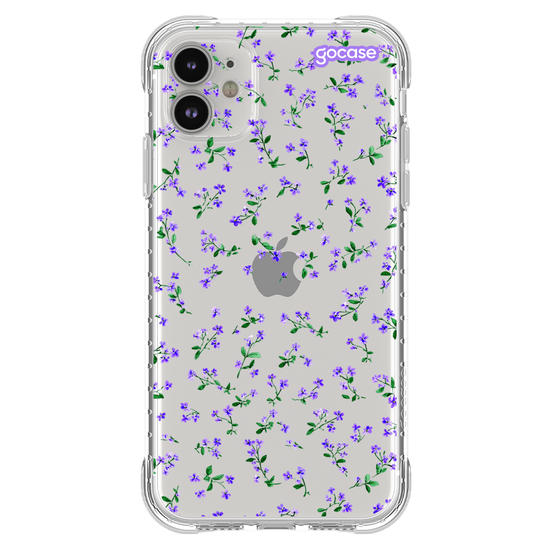 Capinha para celular  Florzinhas Lilás
