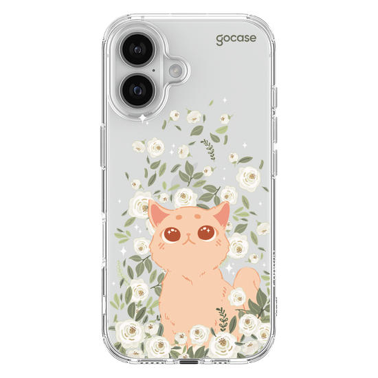 Capinha para celular Capinha Para Celular -  Gato no Campo de Flores