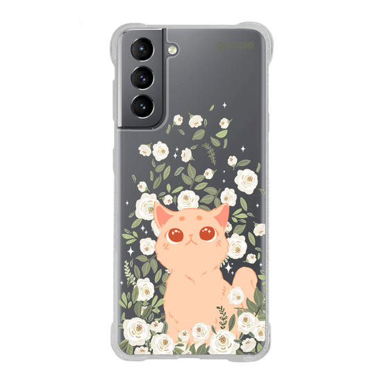 Capinha para celular Capinha Para Celular -  Gato no Campo de Flores